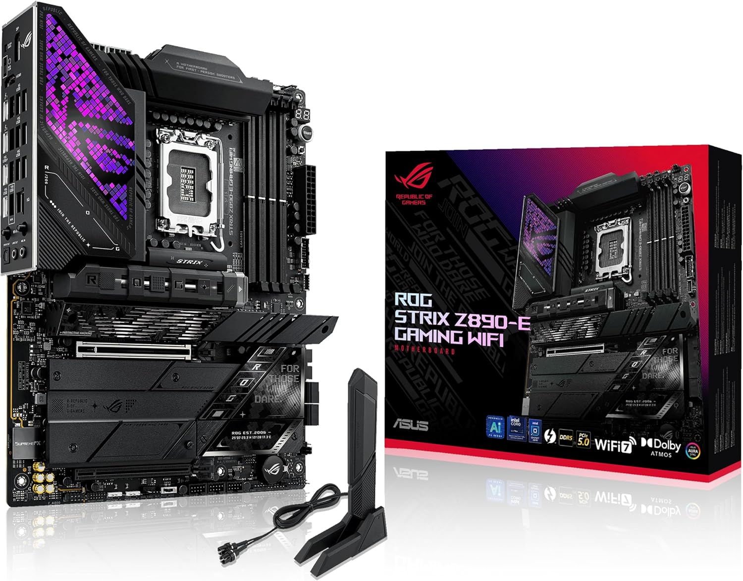 ASUS ROG Strix Z890-E Gaming Motherboard with Advanced AI Features