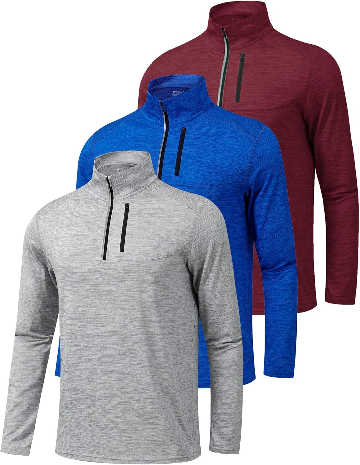 Lightweight Athletic Quarter-Zip Pullovers for Active Lifestyle