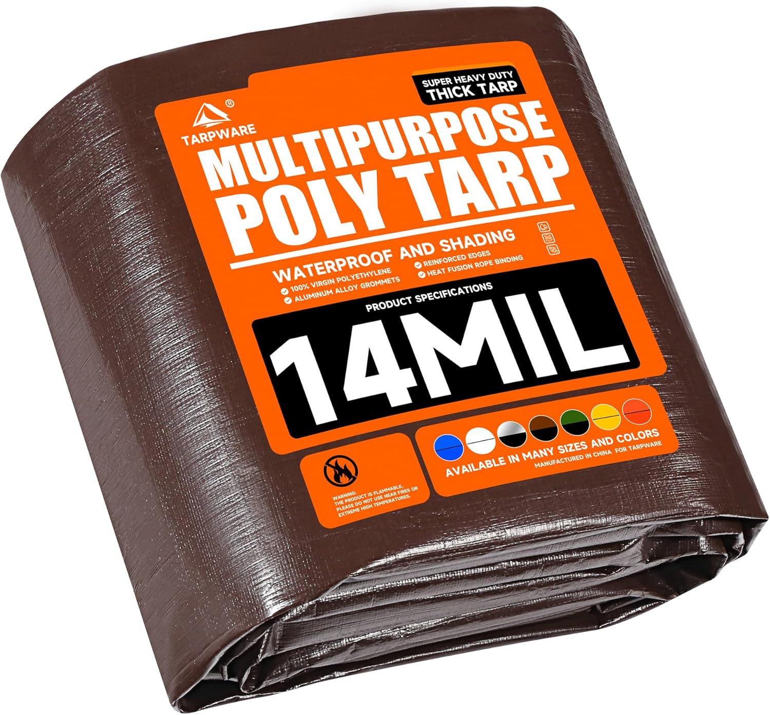 12ftx20ft Heavy Duty Waterproof Tarp for All Your Needs