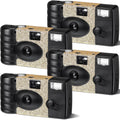 Disposable Film Camera 4 Pack Single Use Cameras with Flash - Classic