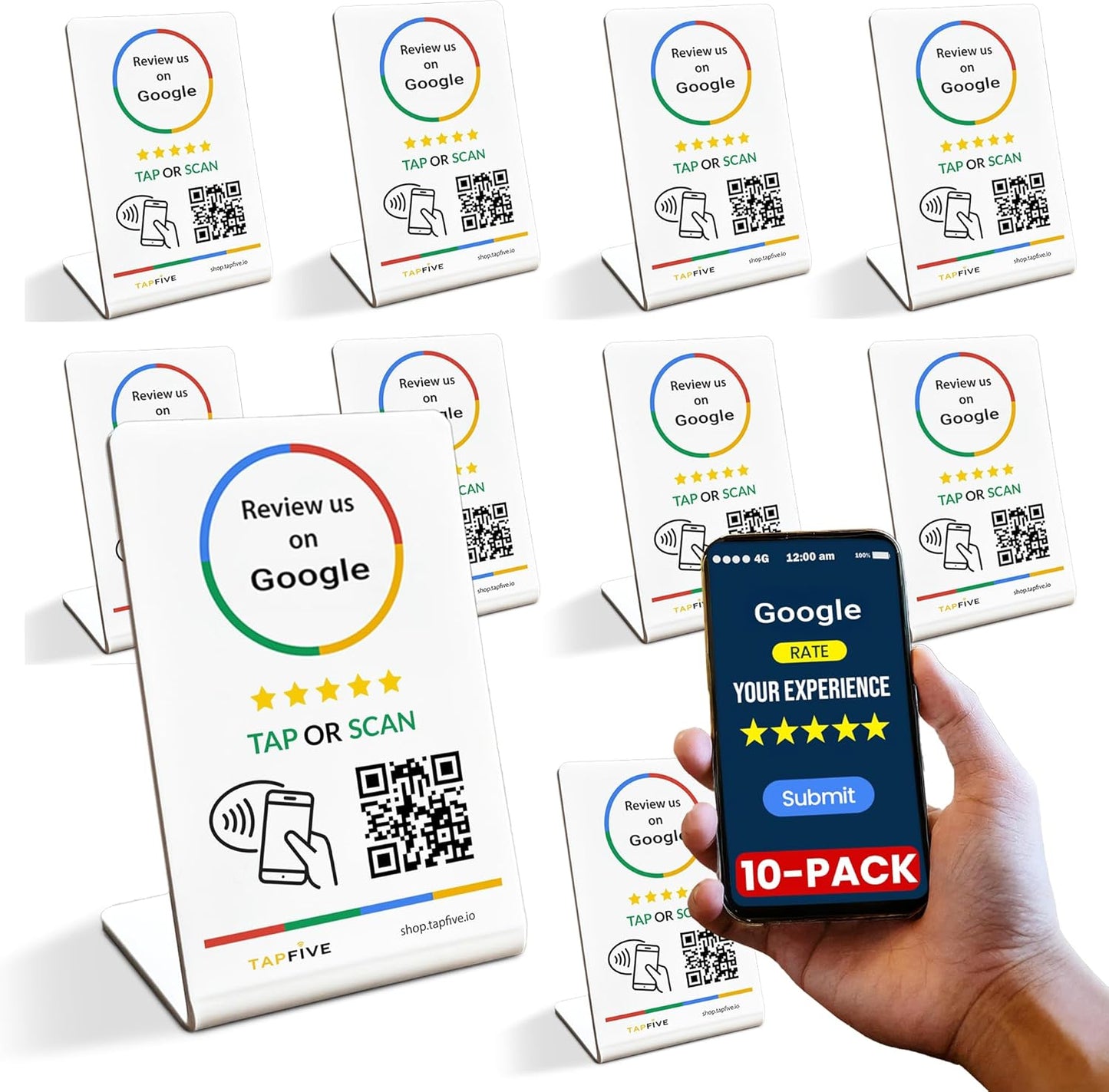 Google Review Stand for Instant Reviews - Boost Business Fast