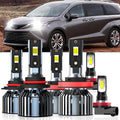 High Power 6500K White Light Bulbs for Toyota Sienna 2011-2020