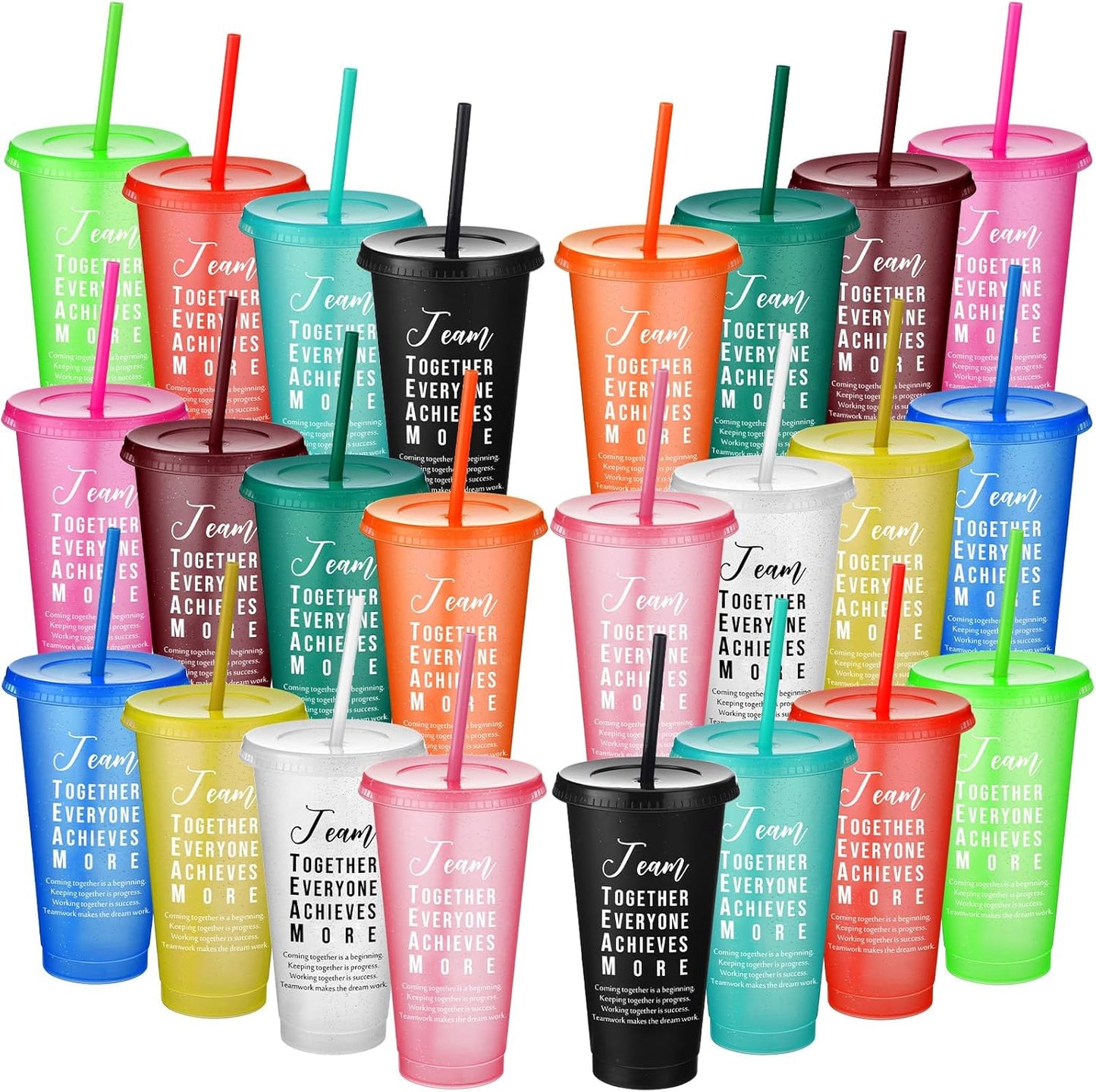 24 Pcs Team Appreciation Tumblers for Office and Events