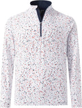 Quarter Zip Golf Pullover for Men - Moisture Wicking Performance Men's