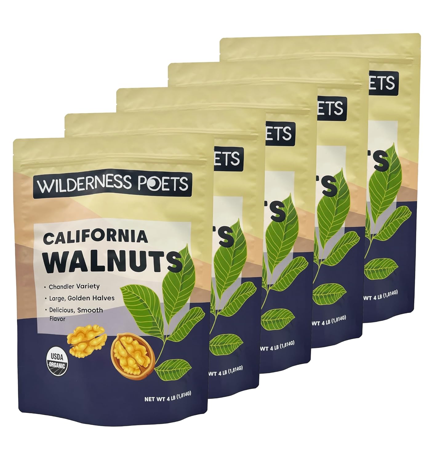 Organic Raw California Walnuts - Heirloom Chandler Variety