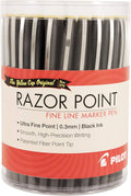 PILOT Razor Point Fine Line Marker Stick Pens 36-Pack - Ultra-Fine