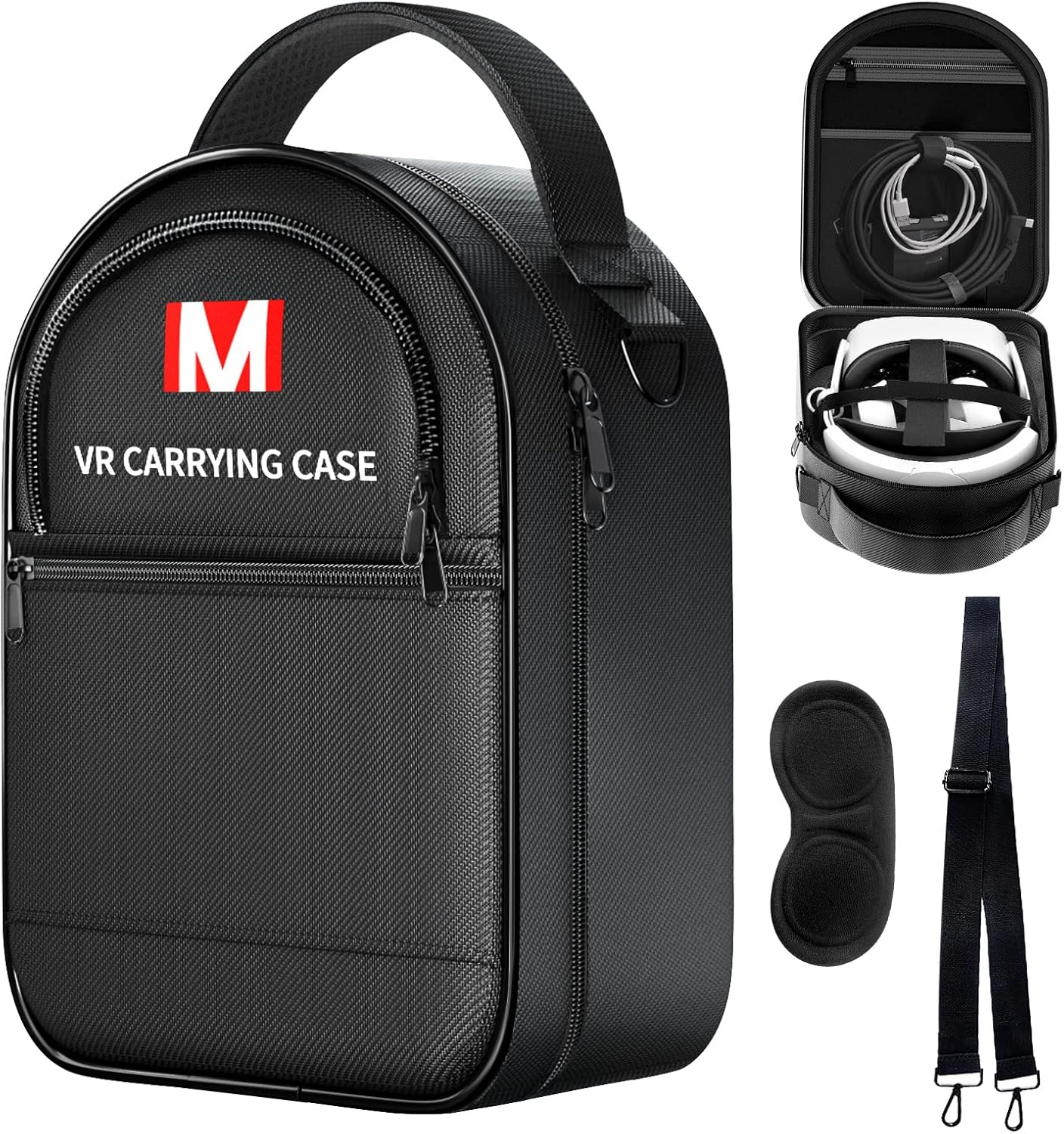 Hard Carrying Case for Meta Quest 3 and Oculus Quest 2 VR Gear