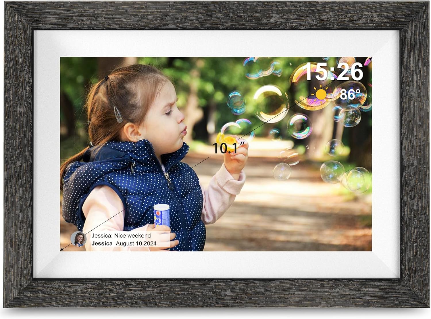 Frameo Digital Photo Frame with 10.1 Inch HD Touch Screen