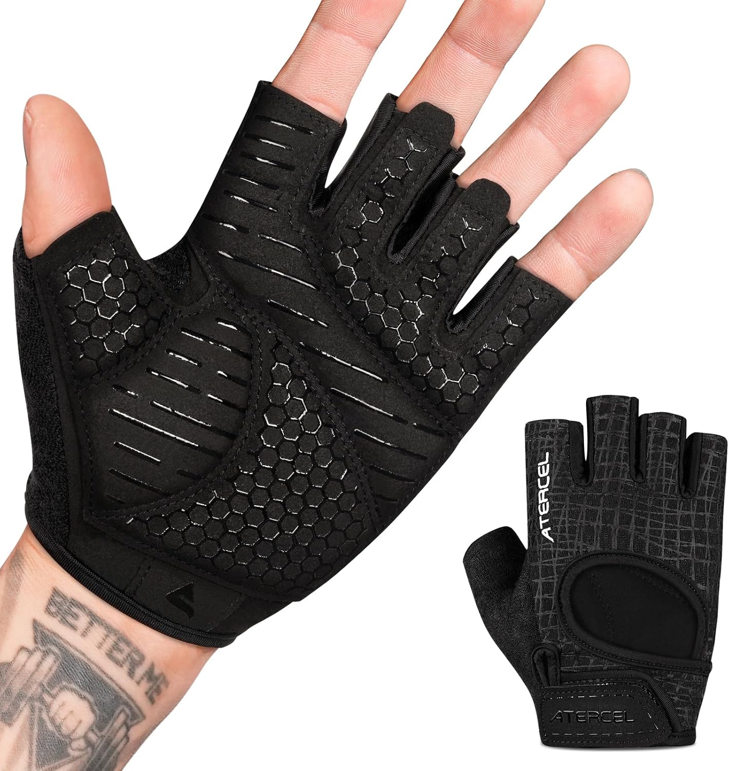 Full Palm Protection Workout Gloves by ATERCEL