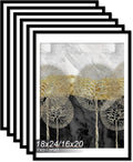 18x24 Picture Frame Set of 6 for Posters and Photos Display