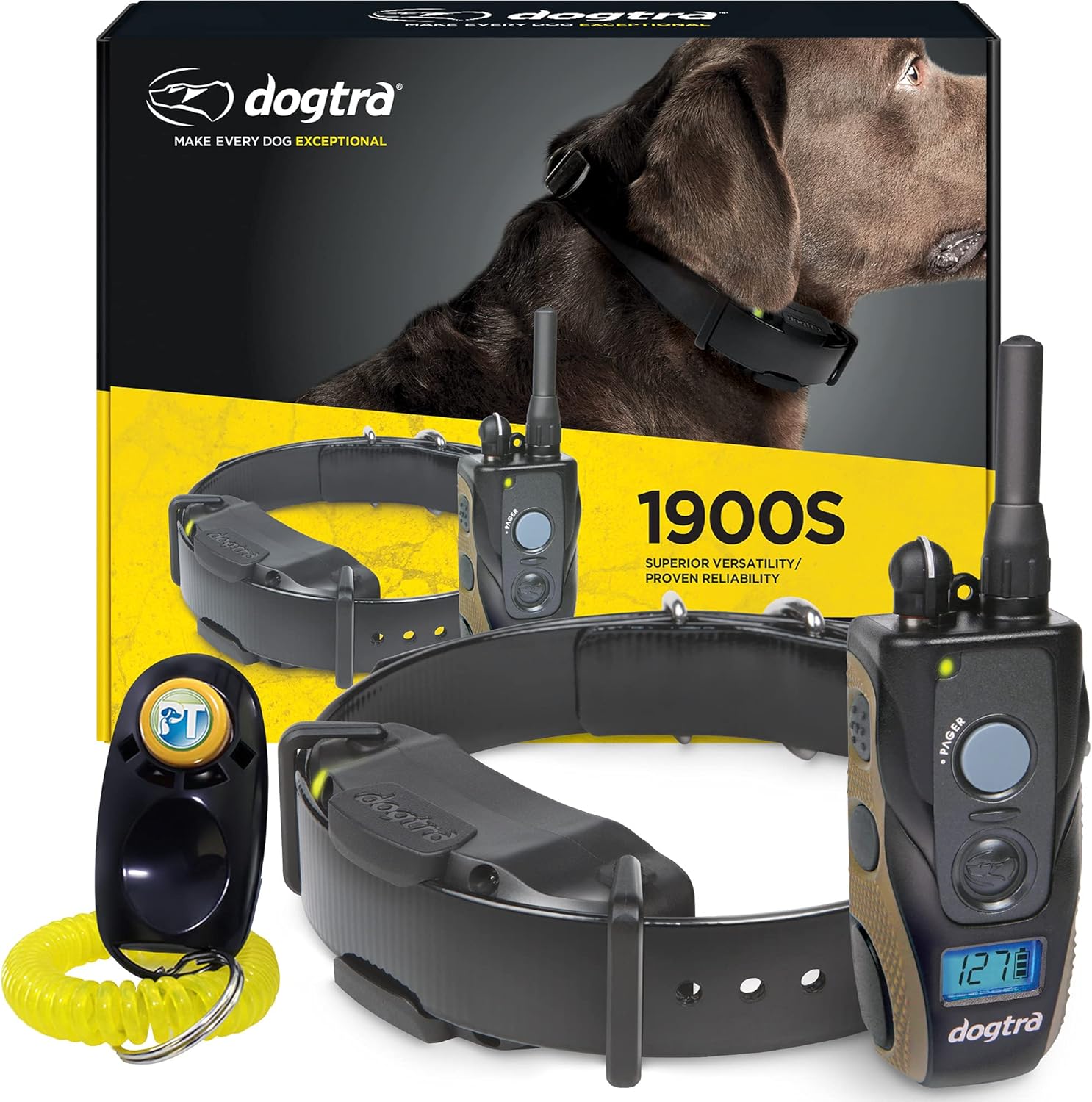 Dogtra 1900S E-Collar: Long Range, Adjustable Levels for Dogs