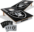 YouTheFan NFL 2 x 3 Wood Cornhole Game with Logo Bags - Compact
