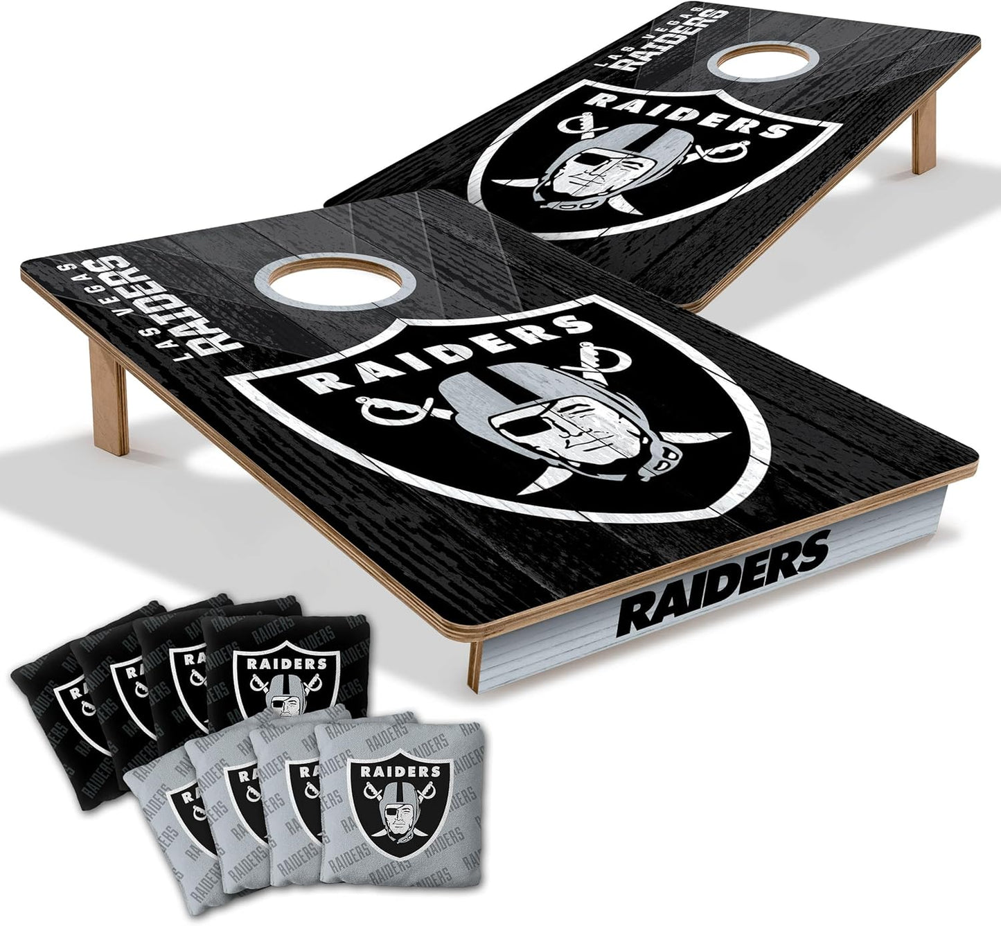 YouTheFan NFL 2 x 3 Wood Cornhole Game with Team Logo Bags