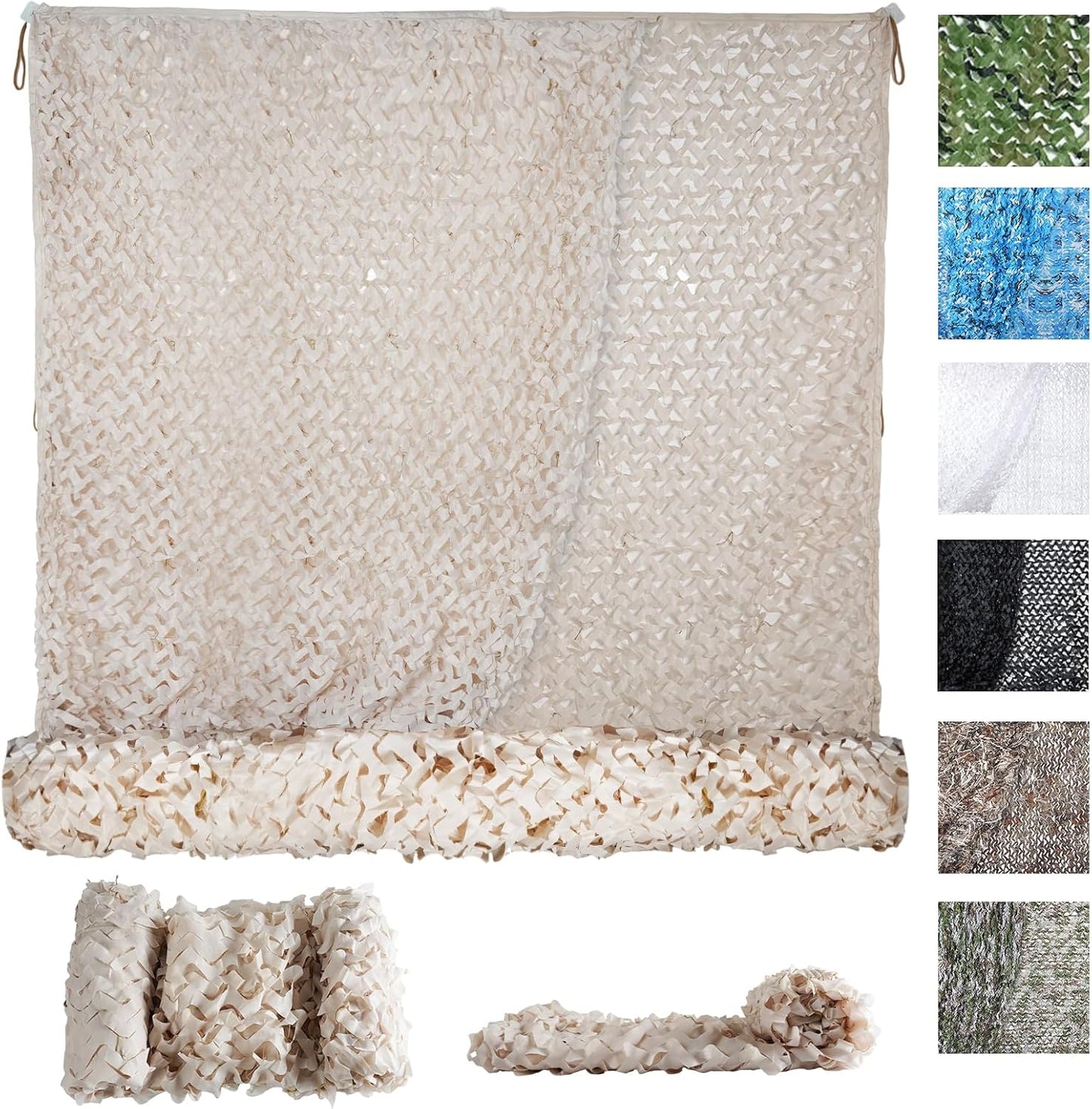 Camo Netting for Hunting and Military - Versatile Camouflage Roll
