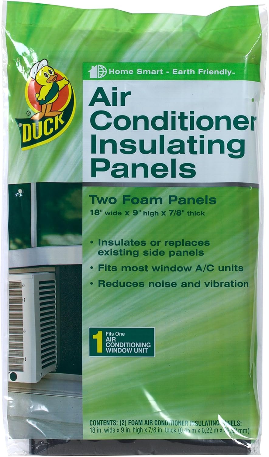 Energy-Saving Duck Foam AC Panels- 18x9x7/8 - 1286294