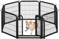 Dog Playpen Outdoor 24 in 8 Panels - Portable Pet Exercise Pen