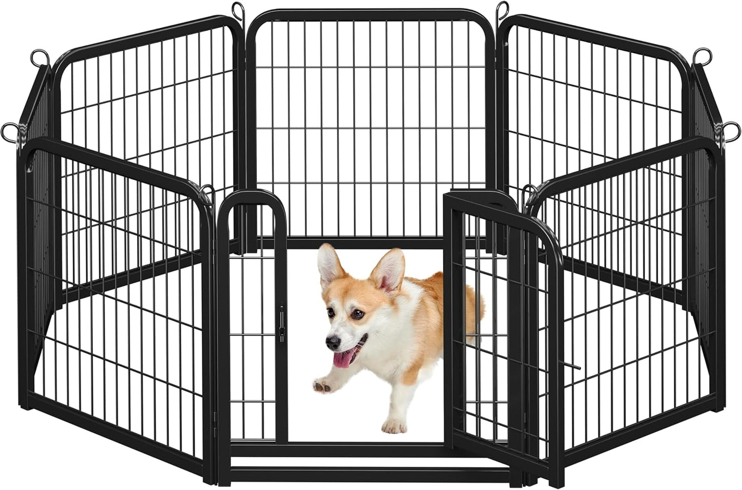 Durable 24 inch Dog Playpen for Indoor and Outdoor Use