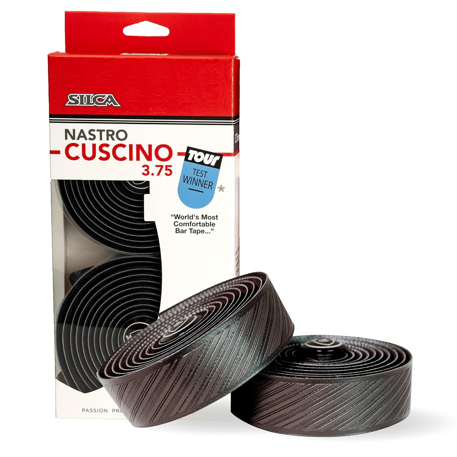 SILCA Nastro Cuscino Black Bike Handlebar Tape for Comfort