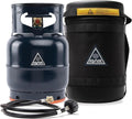 5-Pound Refillable Propane Tank Kit - Portable 5-lb Growler