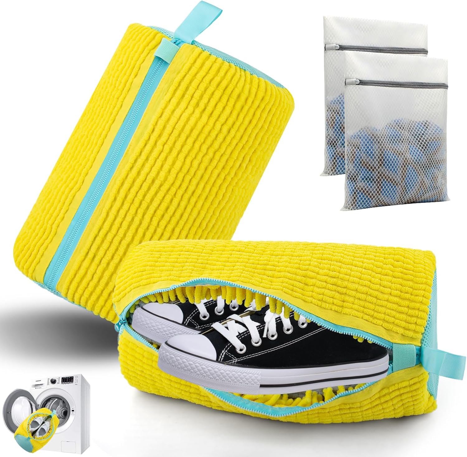 Ultimate Shoe Washing Bag Set - Cleaner Shoes, Faster!