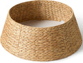 28in Christmas Tree Collar Woven Hyacinth Basket - Rustic Tree Base