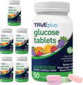 TRUEplus Glucose Tablets Assorted Flavor 50ct Bottle - Fast Relief