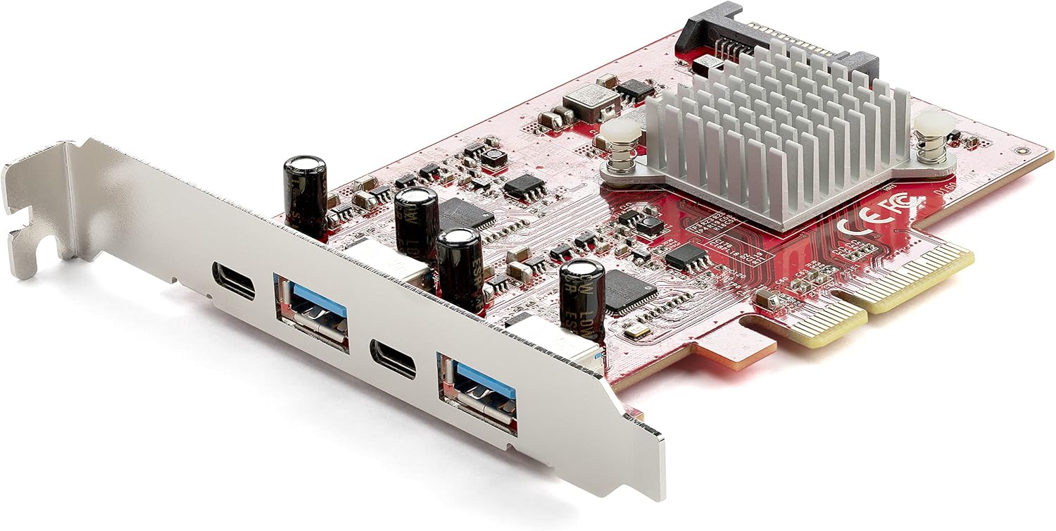 StarTech 4-Port USB PCIe Card for High-Speed Data Transfer