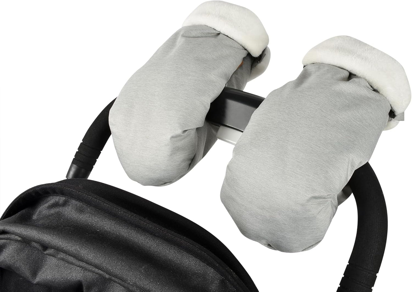 BEABA Waterproof Fleece Lined Stroller Gloves for Winter Use