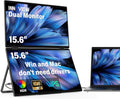InnoView Laptop Screen Extender 15.6ft Dual Portable Monitors - Dual