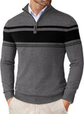 COOFANDY Men's Quarter Zip Pullover Slim Fit Lightweight Mock Neck you