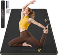 Extra Large Yoga Mat 72x48 - Oversized Non-Slip Exercise Mat