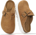 Project Cloud Chunky Kids Clogs - Genuine Suede Leather Comfort