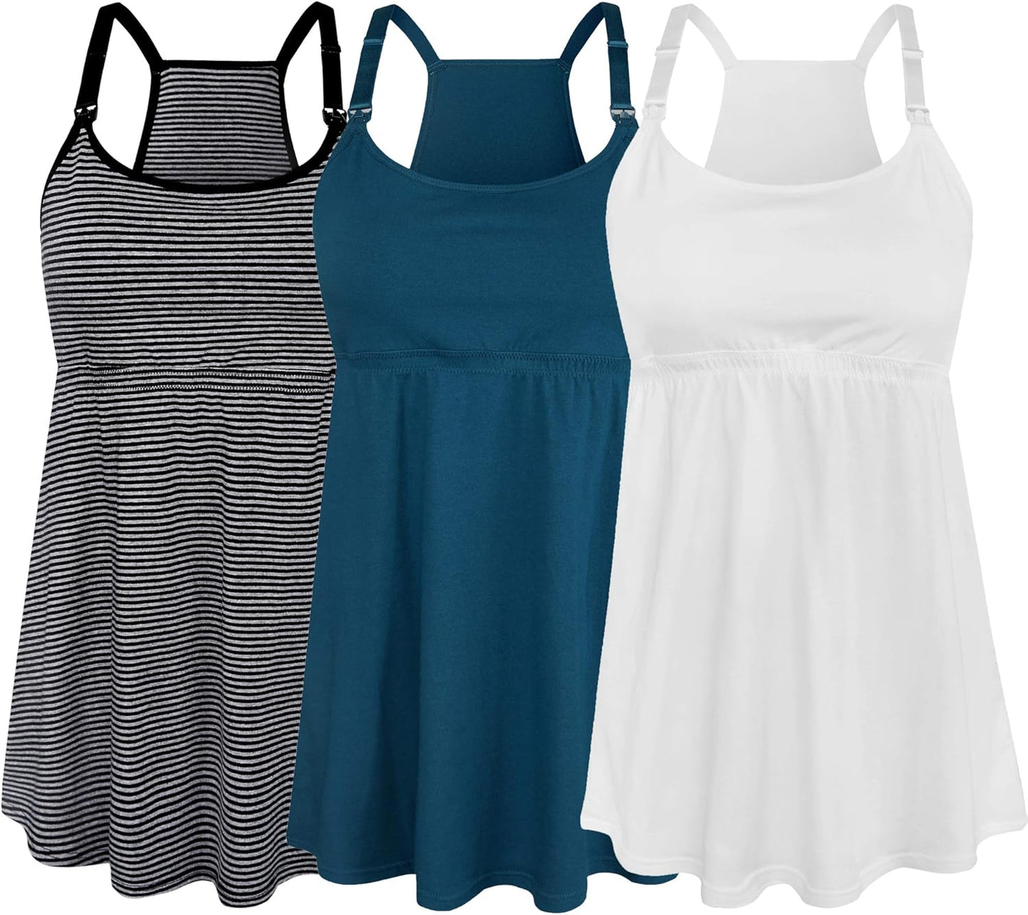 SUIEK Maternity Nursing Tank Tops for Comfortable Breastfeeding