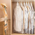 CLEVHOM Hanging Vacuum Storage Bags for Clothes and Coats