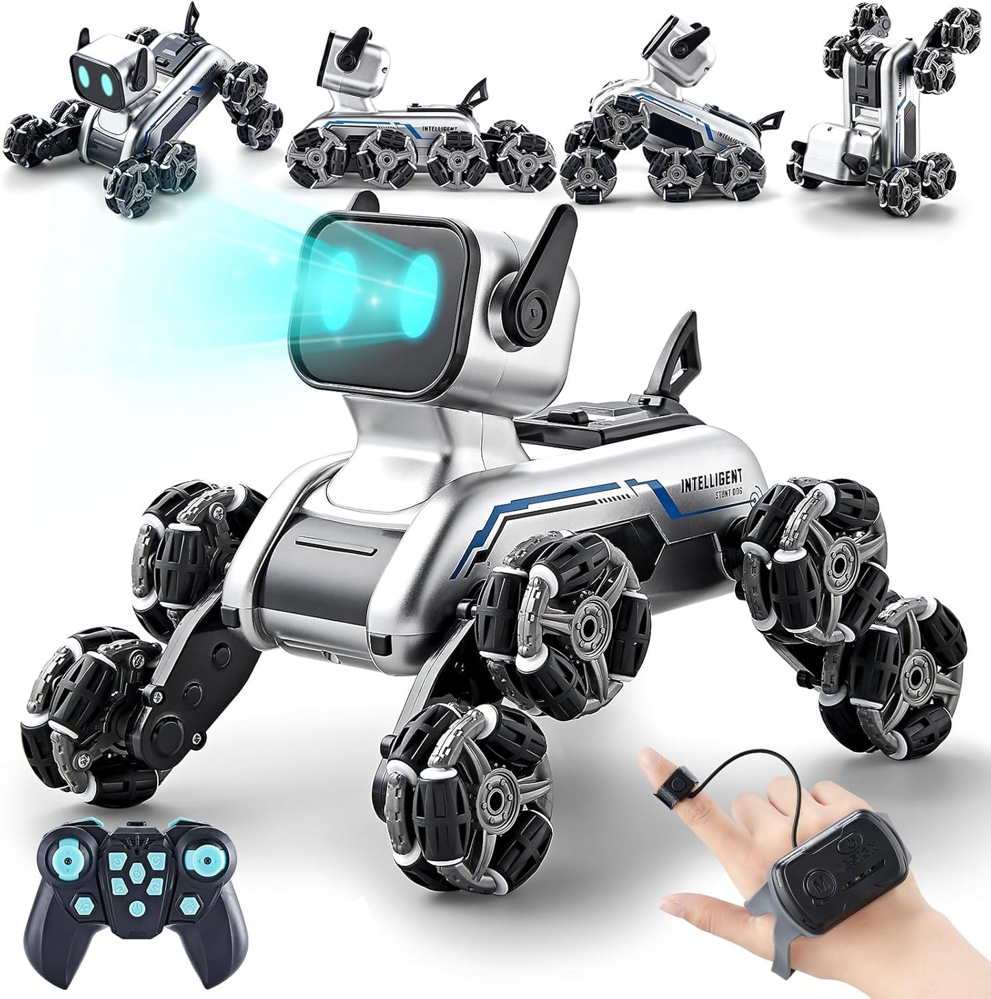 Remote Control Robot Dog Car | Interactive Gesture Sensor | Fun Kids Toy