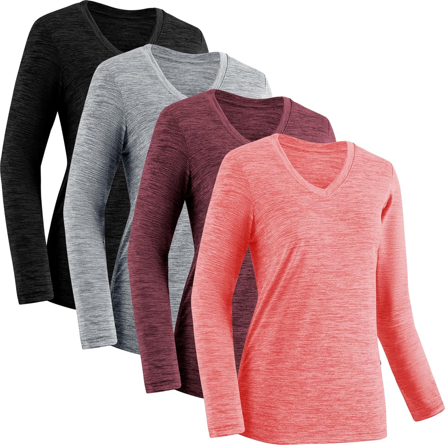 Moisture Wicking Shirts for Women Quick Dry Athletic Tops