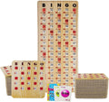 Jam-Proof Bingo Cards with Sliding Windows - 50 Reusable Cards