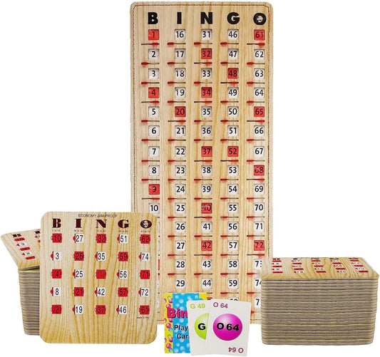 Jam-Proof Bingo Cards with Sliding Windows for Fun Games