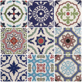 Peel and Stick Backsplash Tile Stickers Pistachio and Blue - Quick