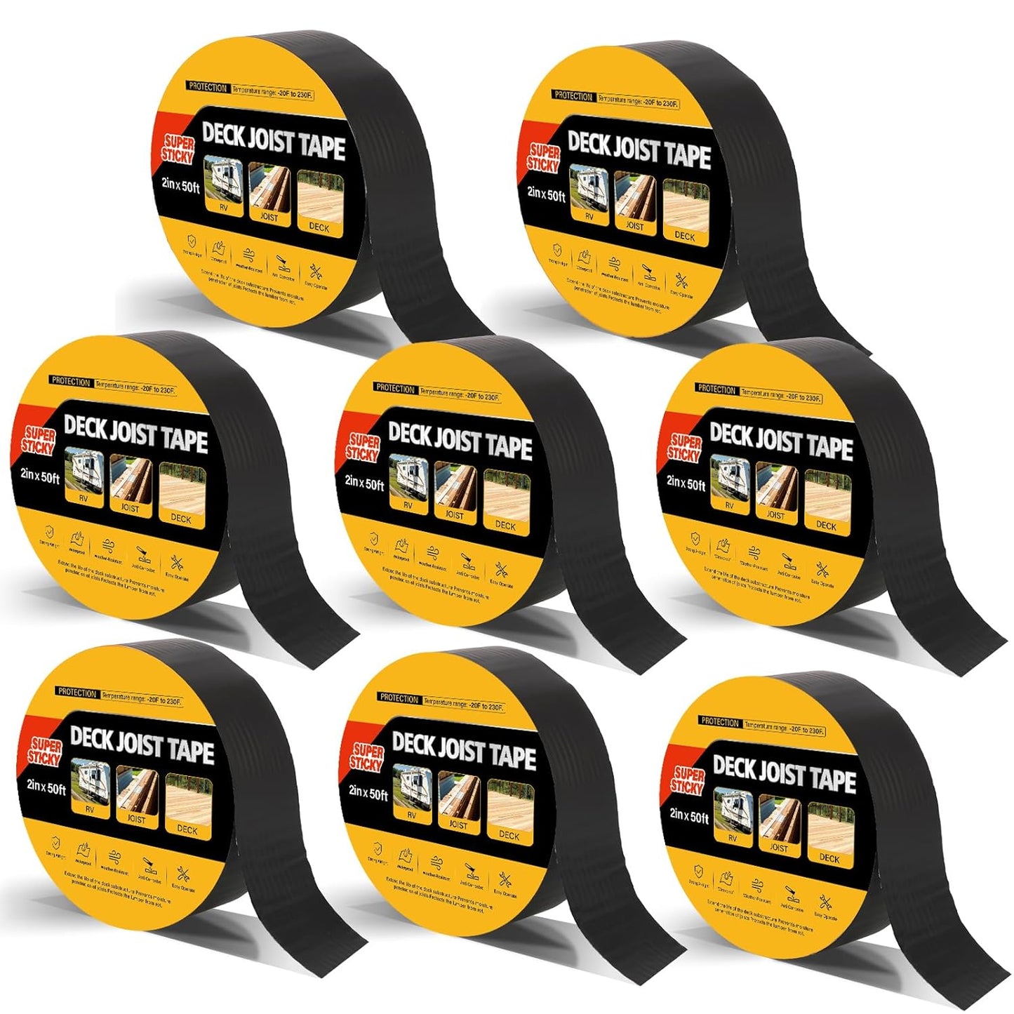 CEWOR Deck Joist Tape: Waterproof Butyl Sealant for Decking
