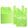 Green Thank You Bags - 1000PCS Durable T-Shirt Bags for Retail