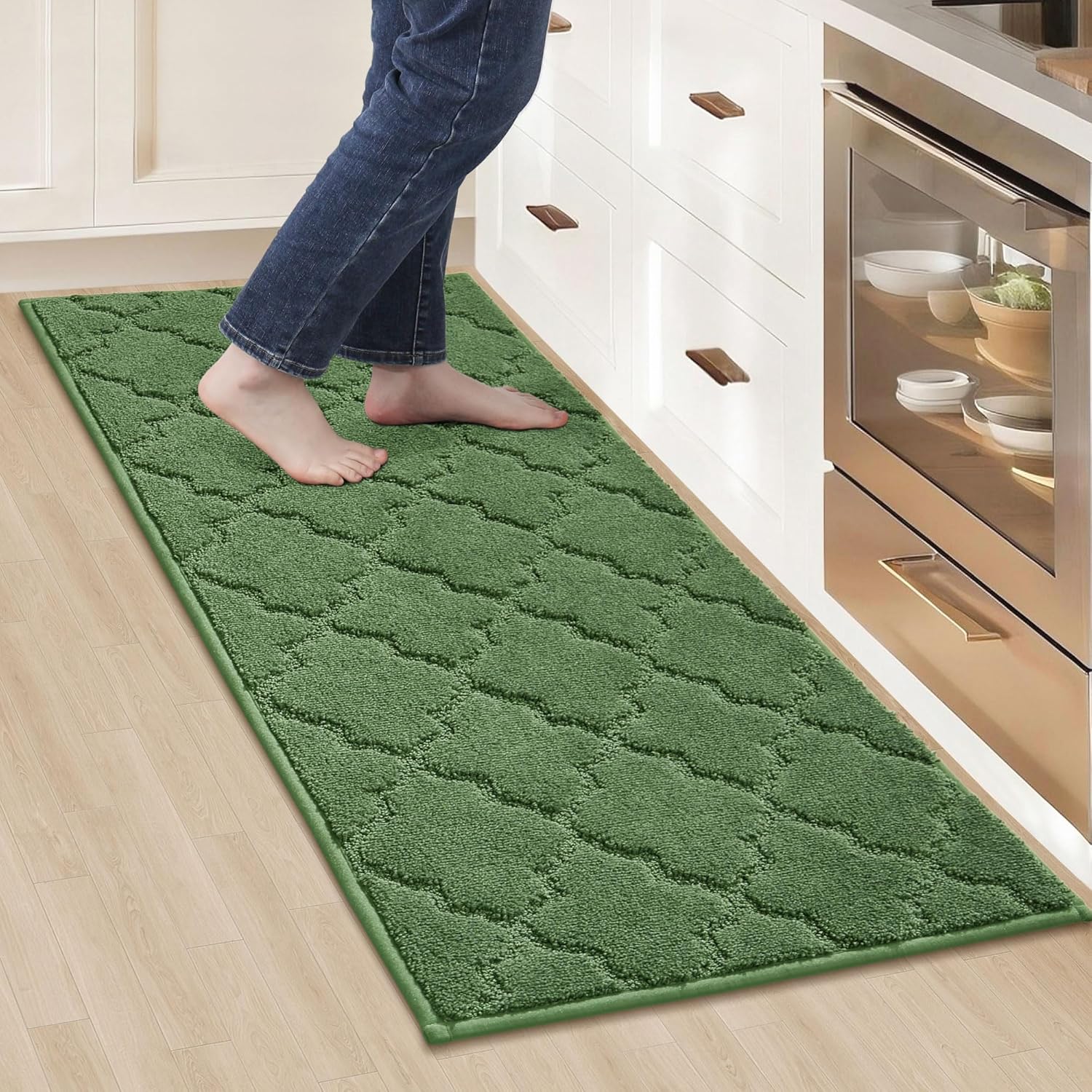 COSY HOMEER Kitchen Rugs Non-Slip Absorbent Soft Runner Mat