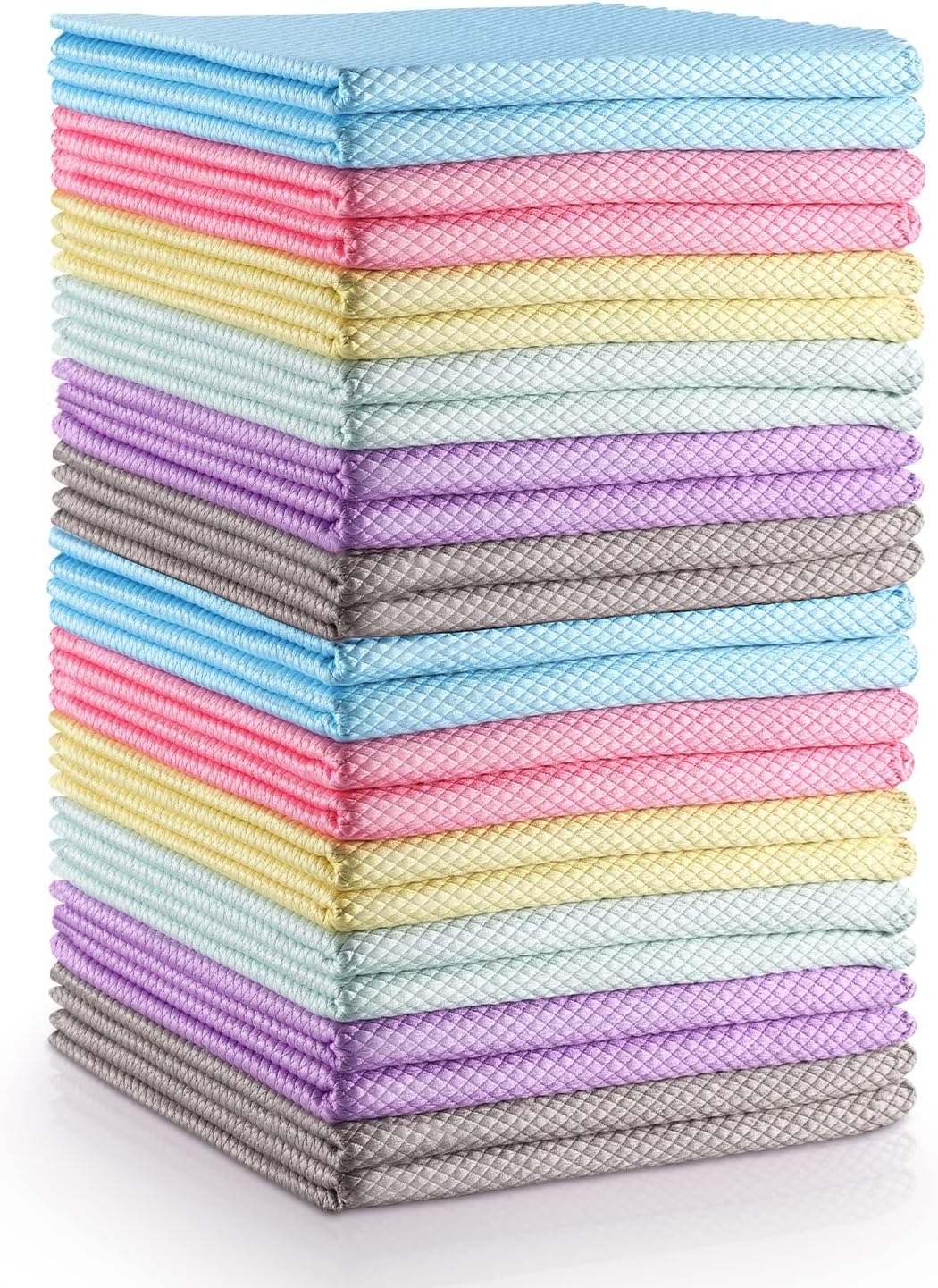 Easy Clean Fish Scale Microfiber Cloths for All Surfaces