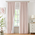 Full Blackout Pink Curtain Panels for Stylish Bedroom - 84 L x 40 W - Set of 2