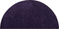 Ambiant Purple Half Round Area Rug 48ft x 96ft - Soft, Pet Friendly