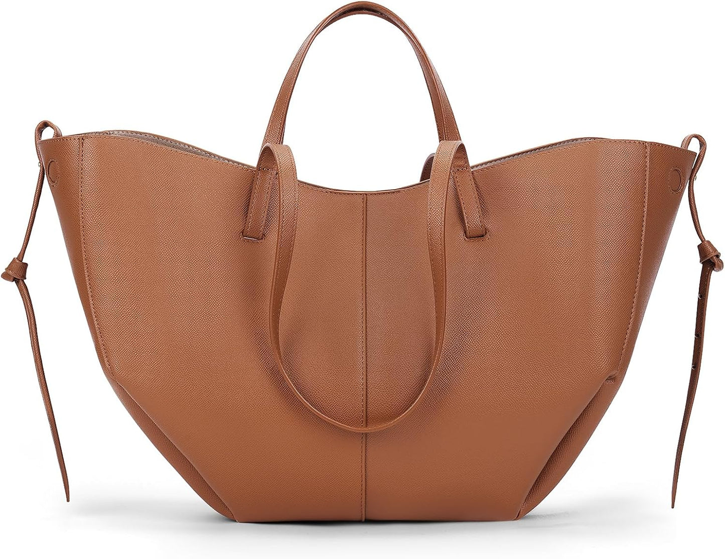 Juoxeepy Work Bag Faux Leather Tote Bag for Women Trendy Handbag