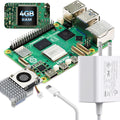iRasptek Basic Starter Kit for Raspberry Pi 5 4GB RAM - Ready-to-Run