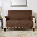 Medallion Stitched Loveseat Furniture Protector - Stain Resistant
