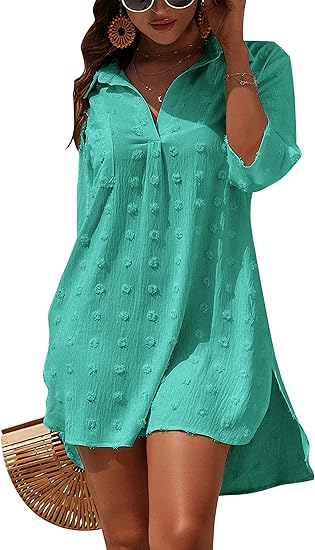 Blooming Jelly Womens Swimsuit Coverups for Beach Days
