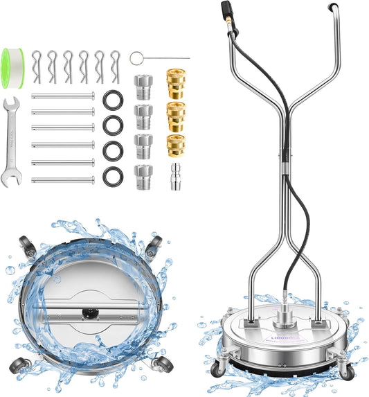 20 Pressure Washer Surface Cleaner for Efficient Outdoor Cleaning